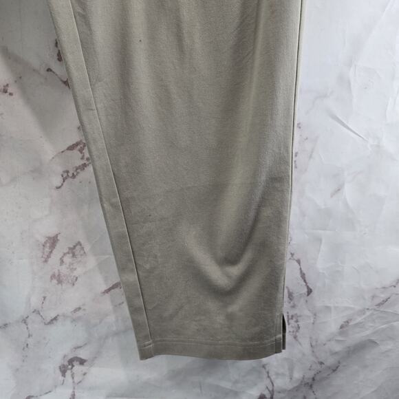 Eileen Fisher Pants Womens Large Tan Khaki Stretch Pull On High Rise Organic - Picture 4 of 11